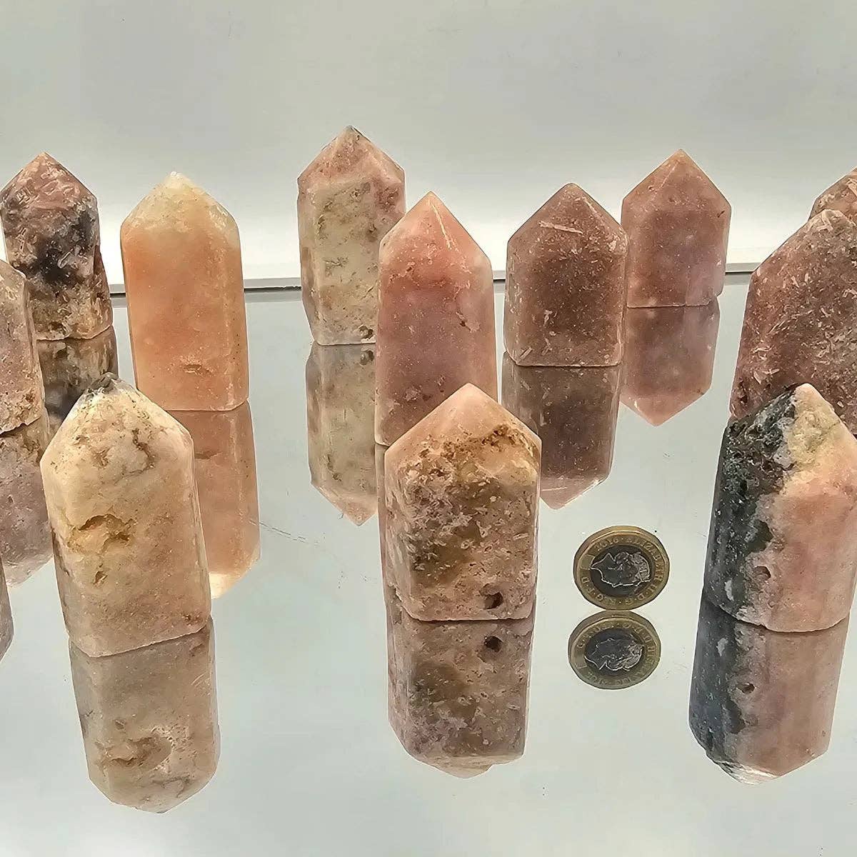 Pink Amethyst Crystal Tower