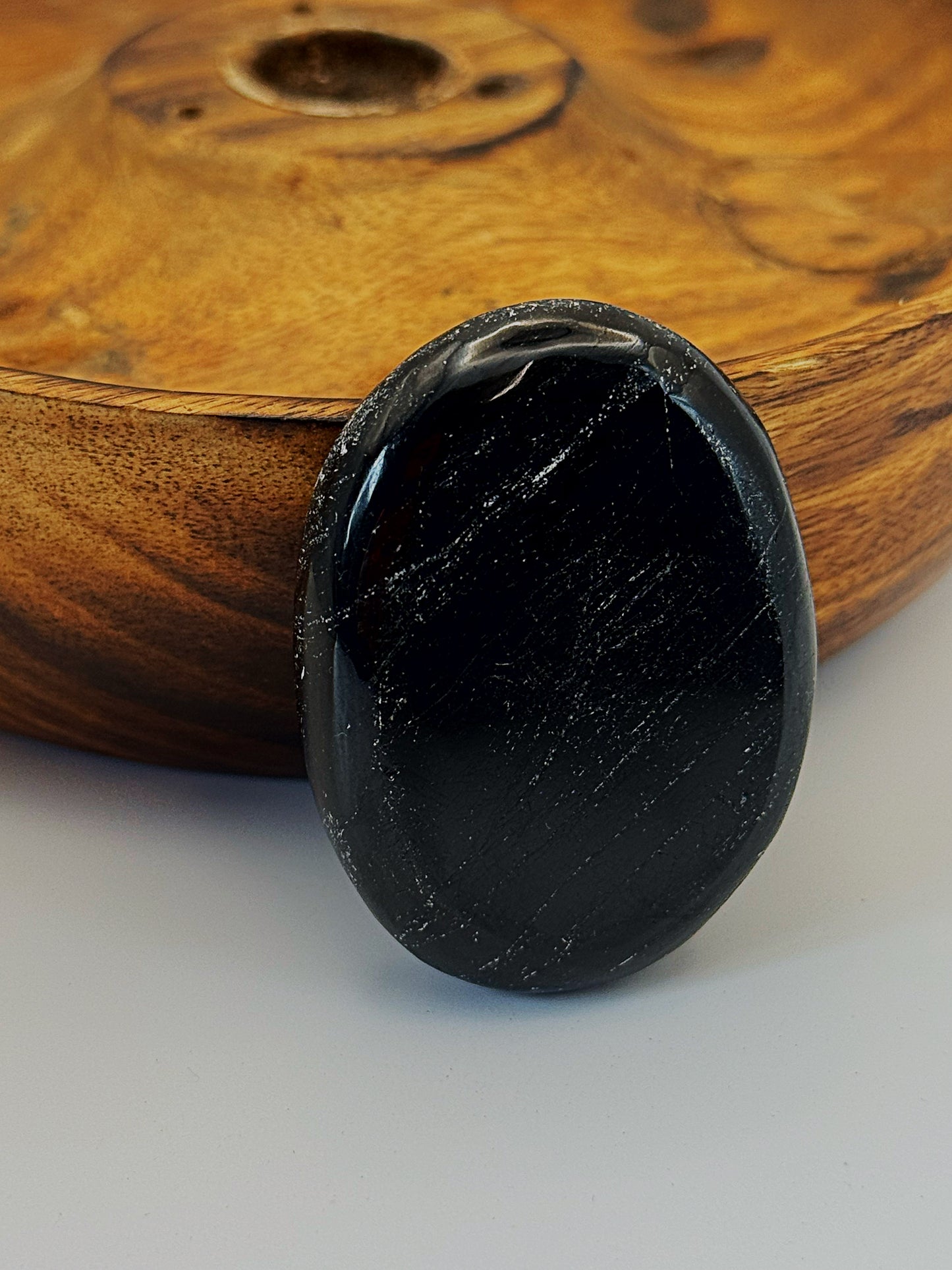 Small Black Tourmaline Palmstones