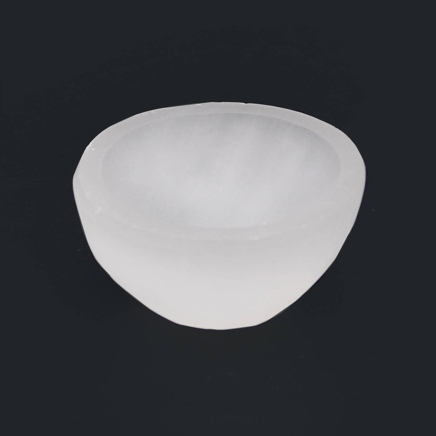 Small Selenite Round Bowl - 6cm