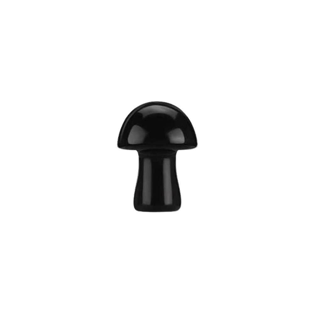 Black Obsidian Crystal Mushroom- 2cm