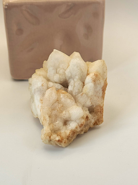 Sahara Snow Quartz Crystal Cluster