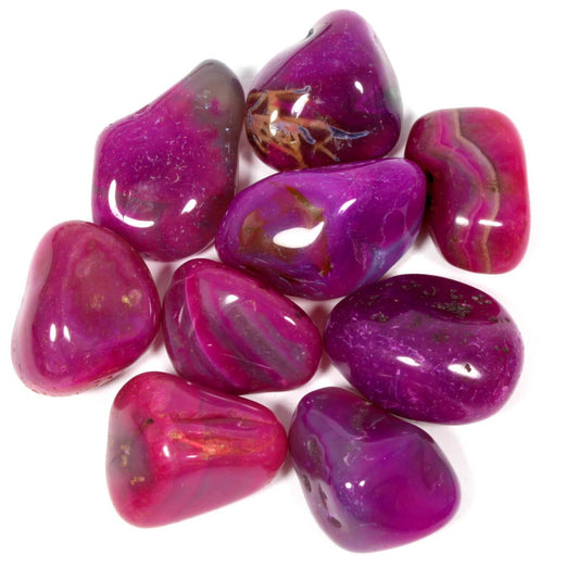 Pink Agate Tumble stone
