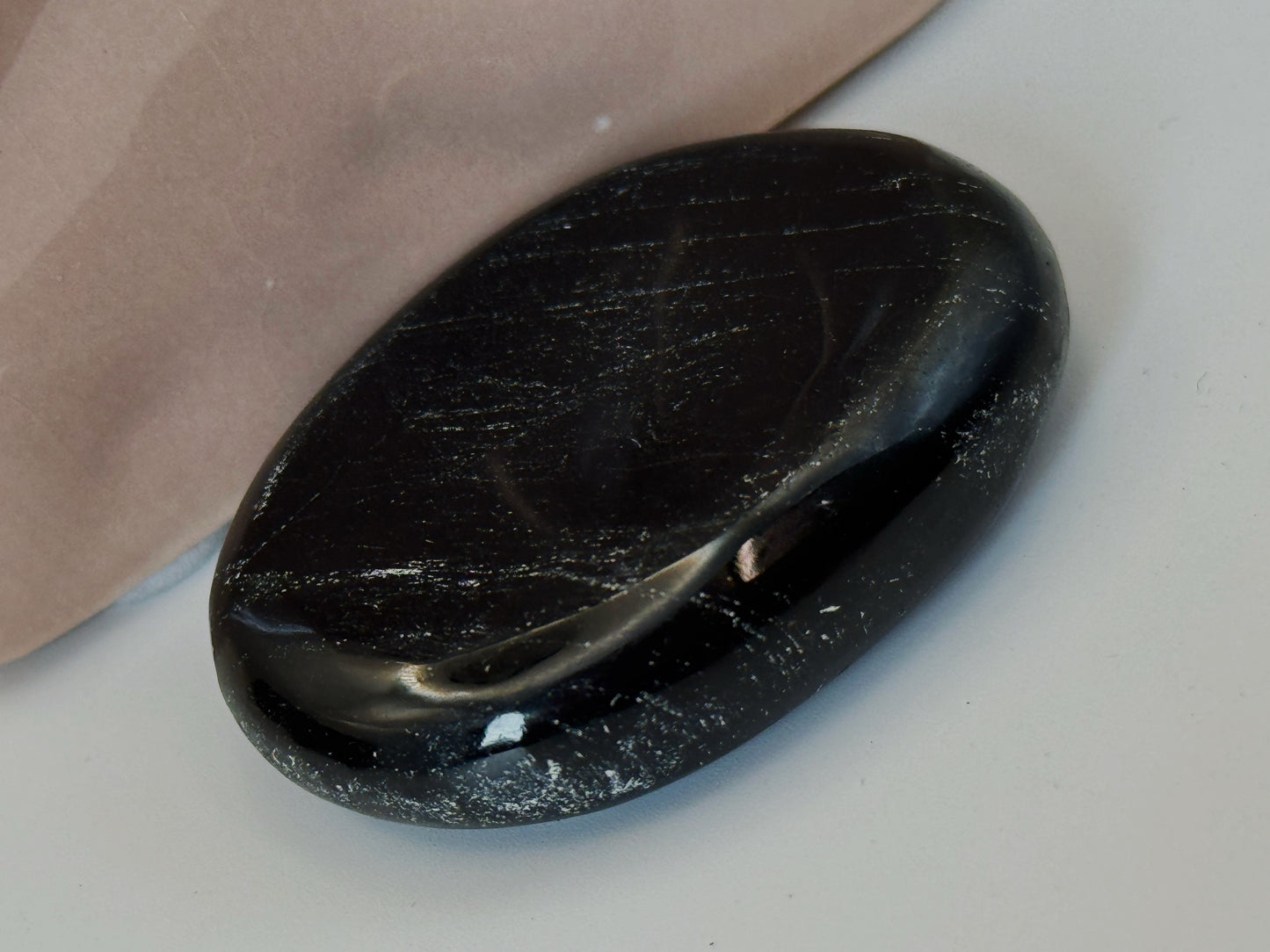 Small Black Tourmaline Palmstones