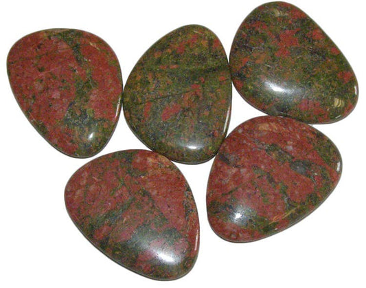 Unakite Thumb Stone