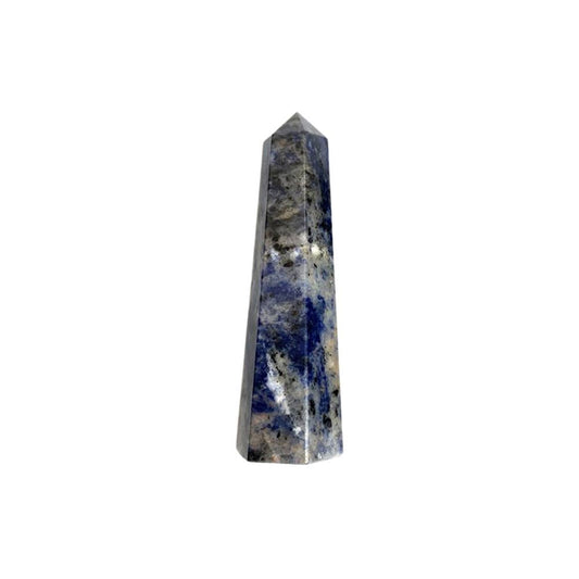 Sodalite Small Obelisk Tower, 5-7cm