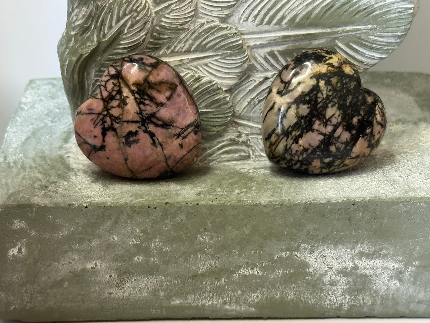Small Rhodonite Heart