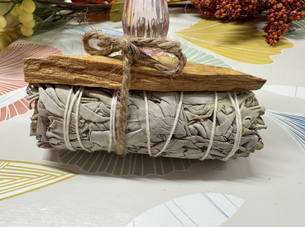 White Sage and Palo Santo bundle