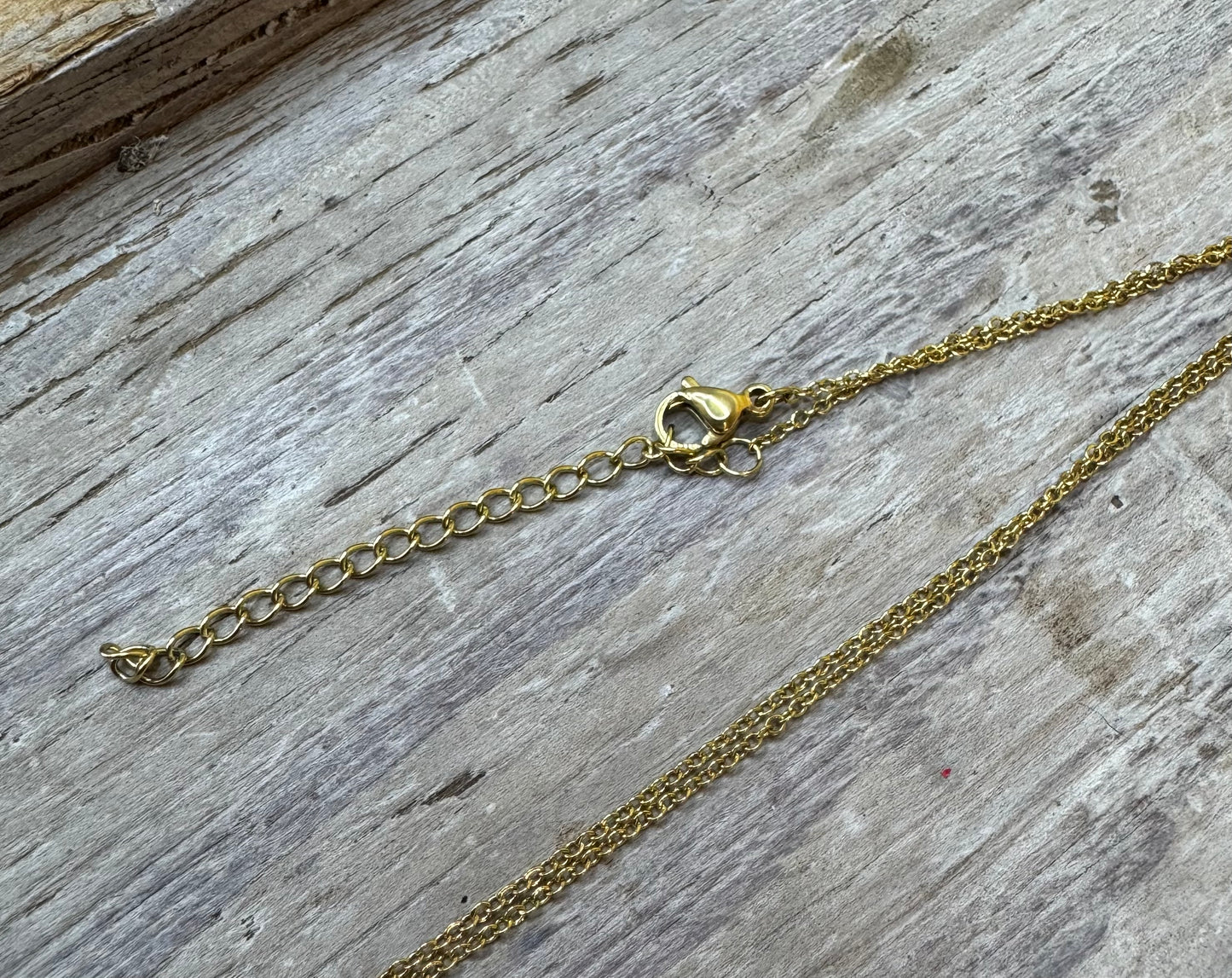 Dainty Drop Necklace: Rose Quartz