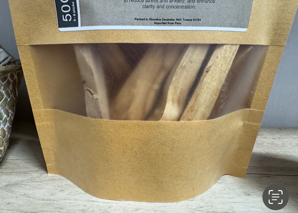 Green Tree Palo Santo Sticks- 50g bag