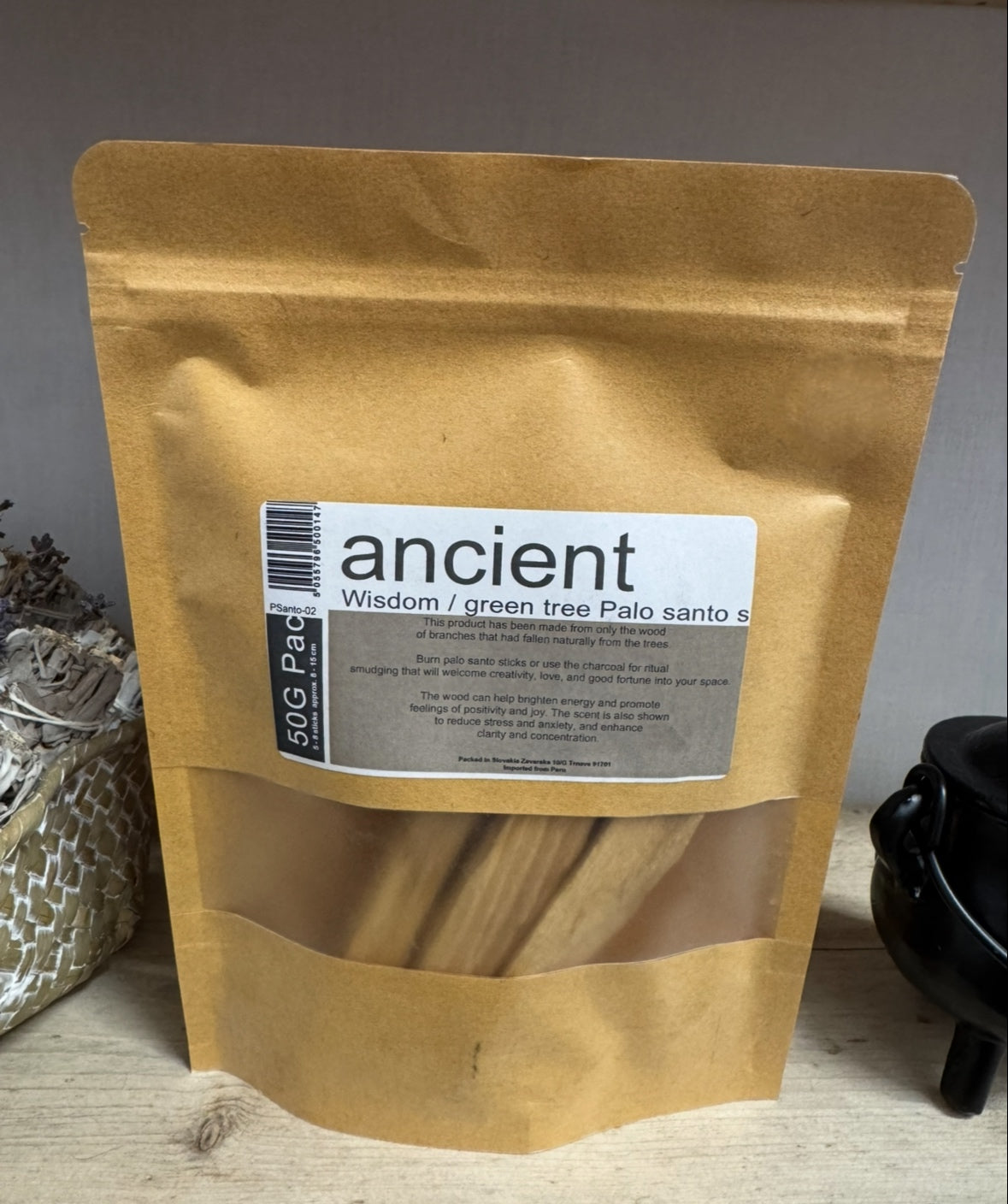 Green Tree Palo Santo Sticks- 50g bag