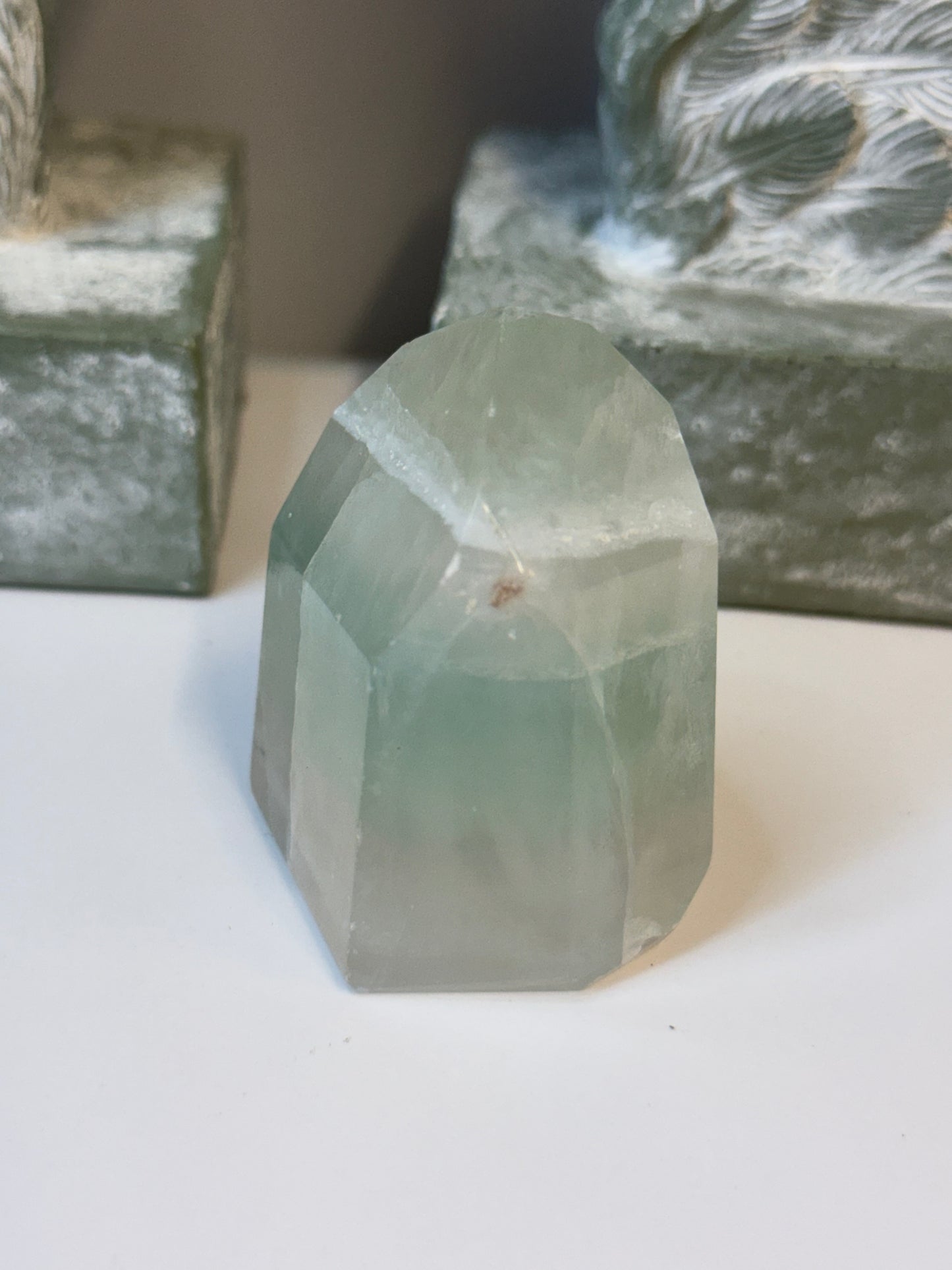 Green Fluorite point