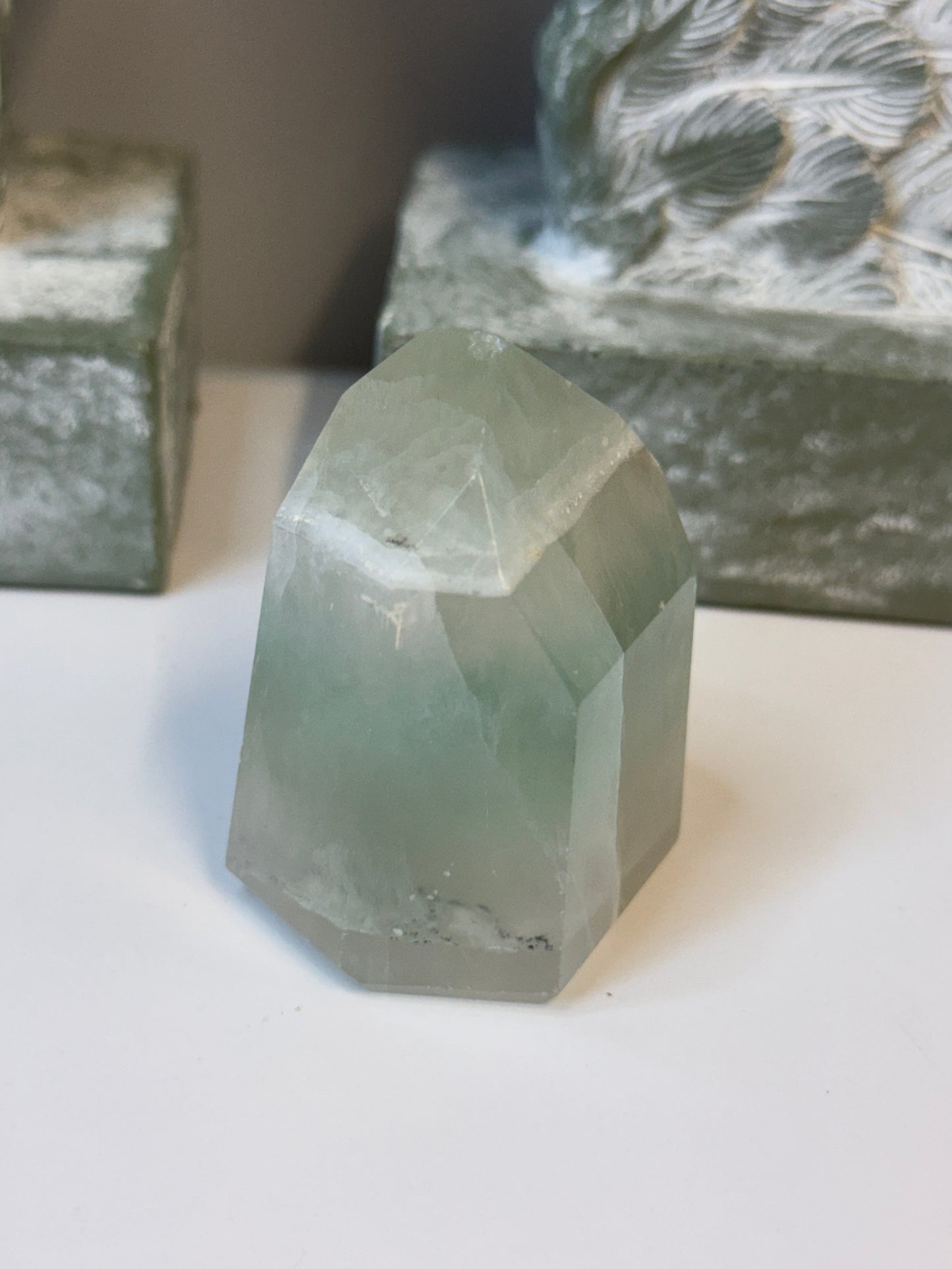 Green Fluorite point