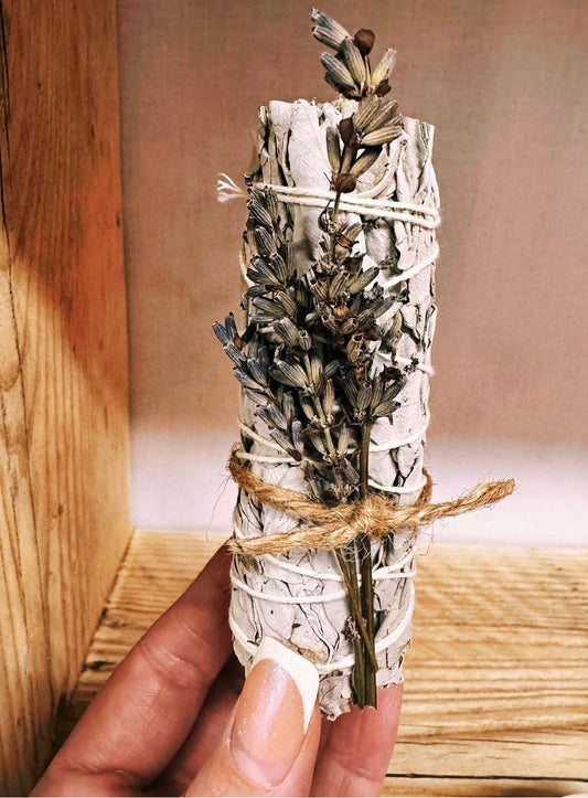 White Sage Bundle with Lavender