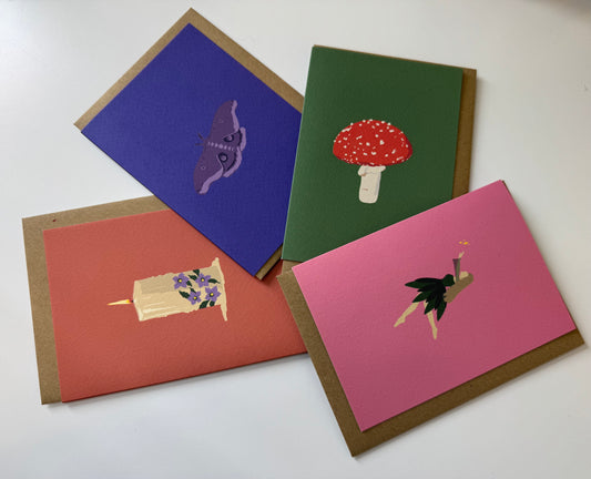 The Enchanted Collection – Set of 4 Magical greeting cards