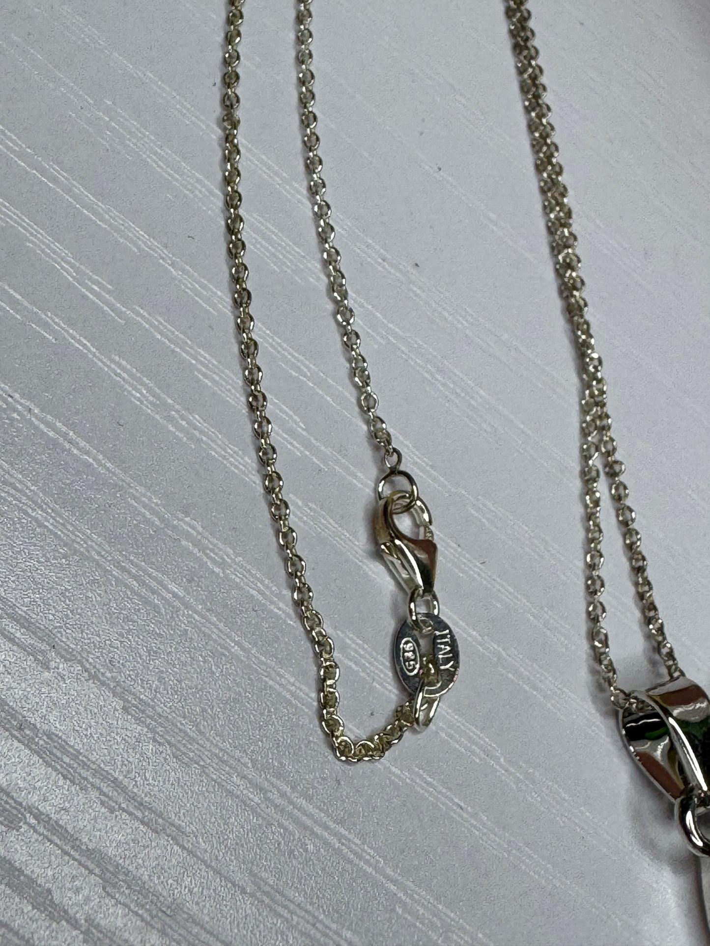 Rose Quartz Tree of Life pendant and chain