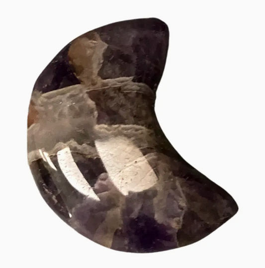 Amethyst Crescent Moon Crystal,  3x2cm