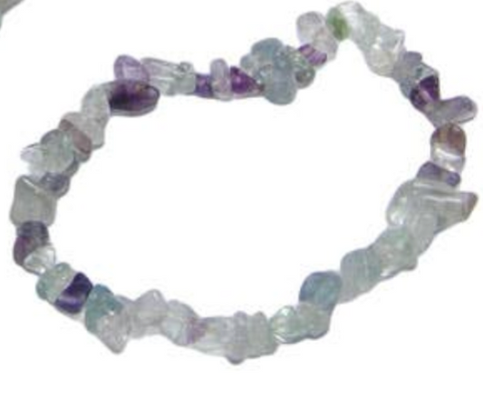 Fluorite Chip Bracelet