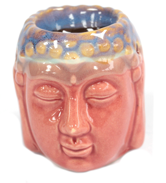 Buddha Oil Burner - Rose & Teal