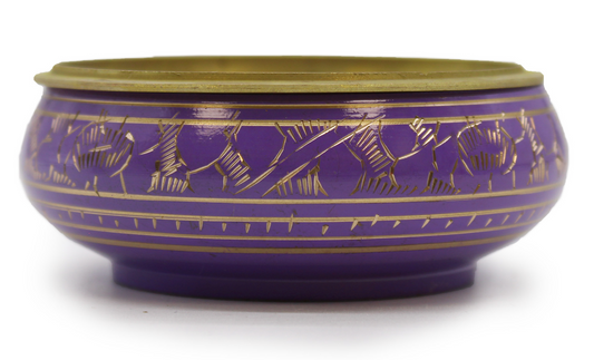 Chakra Charcoal Incense Jar - Crown