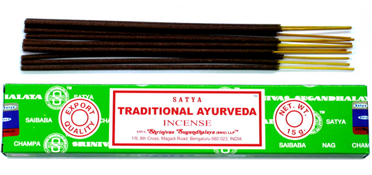 Tradiitonal Ayuraveda Satya incesne sticks 15g 1 pack