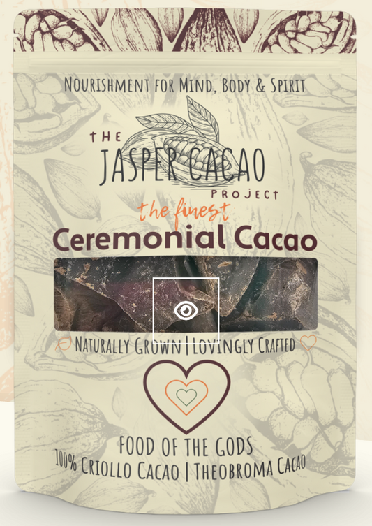 Jasper Cacao Ceremonial Cacao 100% Criollo Bean - 500g bag
