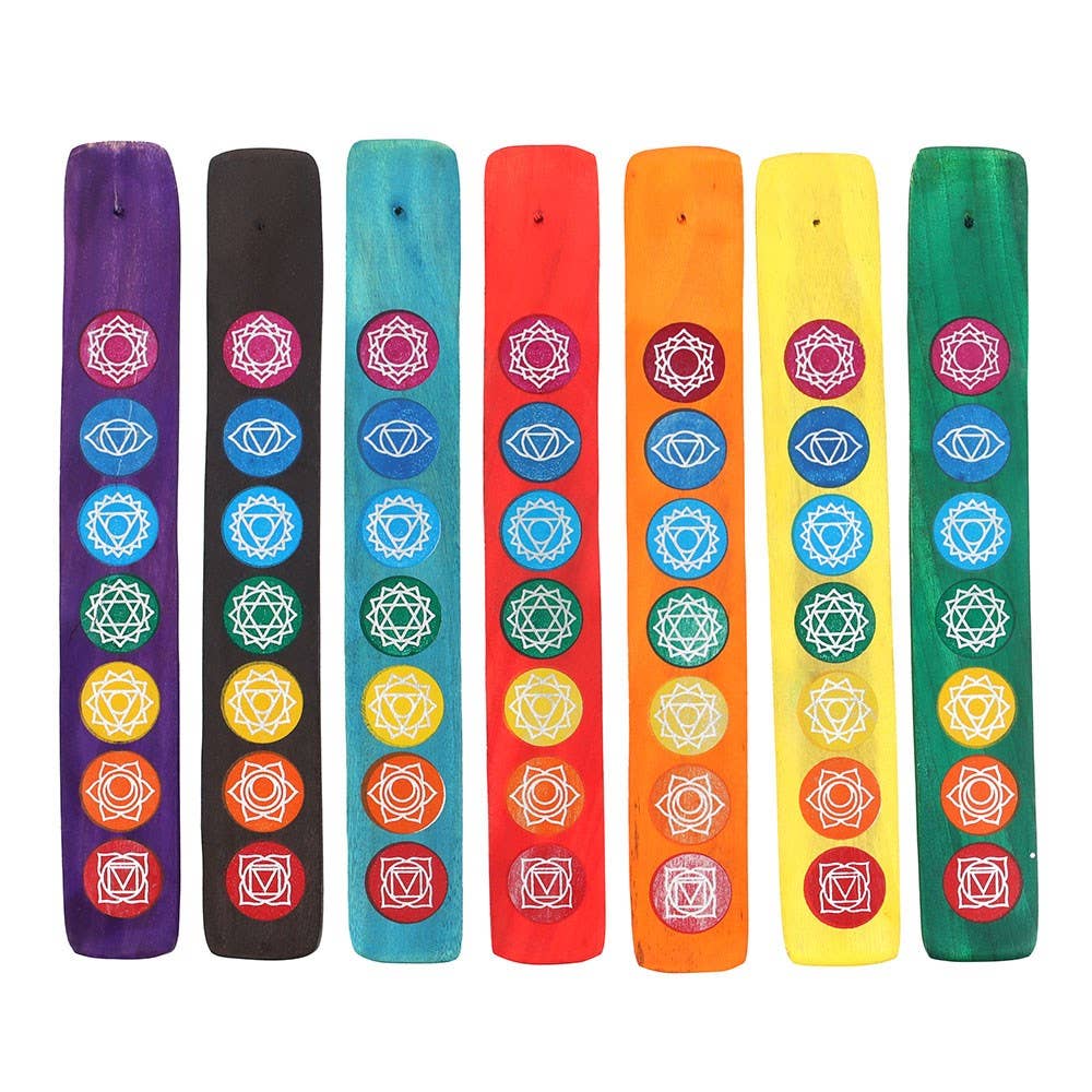 Wooden Chakra Incense Holder