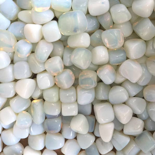 Opalite Glass Tumble Stone