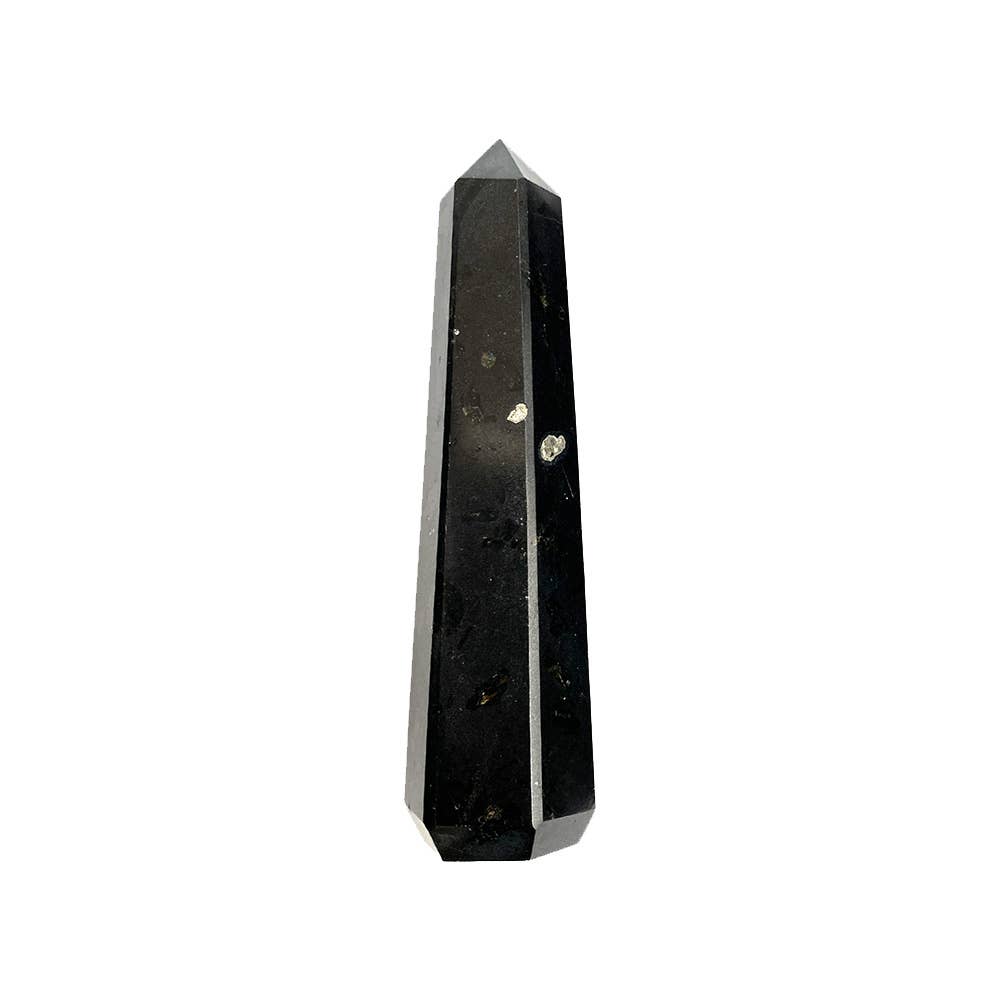 Black Tourmaline Obelisk Tower, 8-10cm