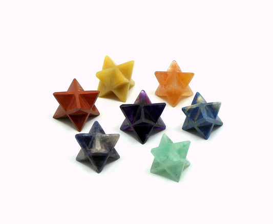 7 Chakra Merkaba Set of 7 stones