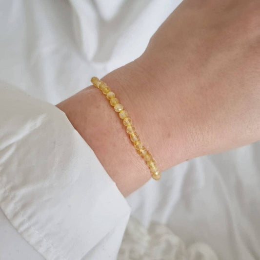 Tiny Citrine Bracelet