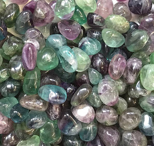 Fluorite Rainbow Tumble Stone
