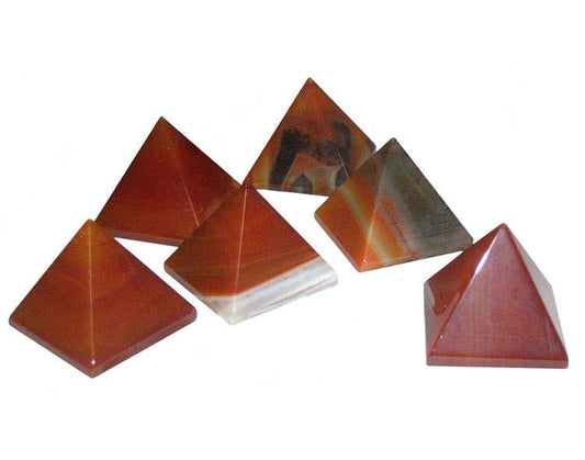 Carnelian Pyramid carving