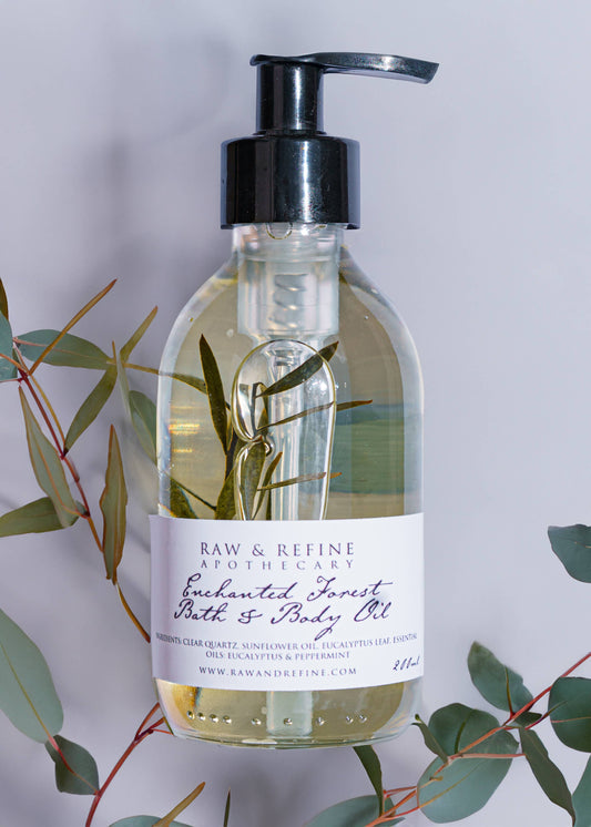 Forest Bathe | Crystal Infused Bath & Body Botanical Oil